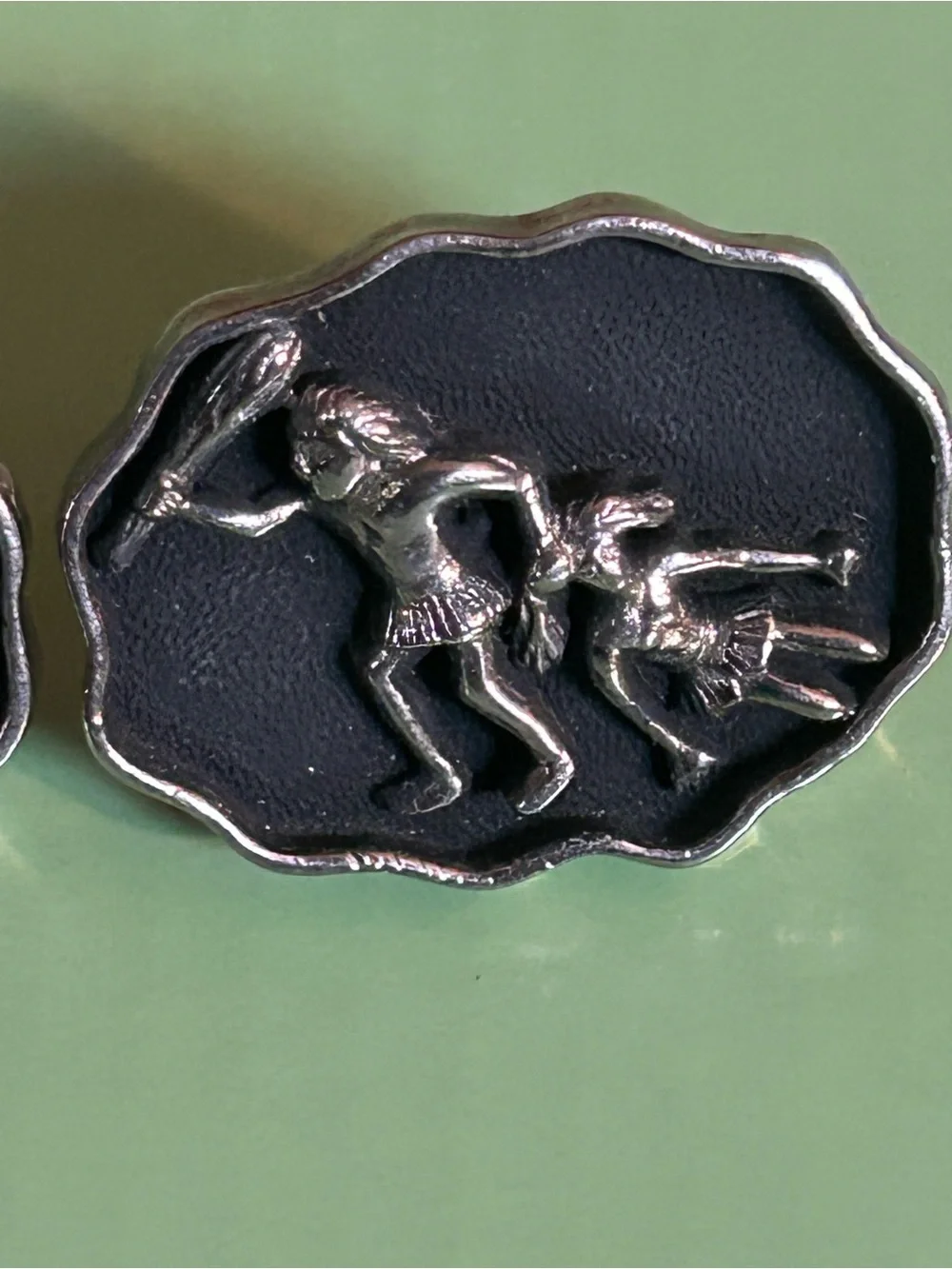 Swank Caveman Neanderthal CuffLinks